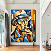 Handmate Oil PaintingCanvasWall Art DecorationAbstract Knife Painting Picasso Style Charactersfor Home Decor Rolled Frameless Unstretched Painting 14