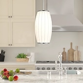 abordables Éclairages pour îlot-Pendentif LED cocon lustre lanterne conception pour café restaurant 110-240v