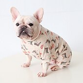 tanie Piżama-Psy Koty Piżama Moda Śłodkie Zima Miękka Zmywalny Wygodny w pomieszczeniach Codzienne Ubranka dla psów for Bichon frise Pudel Szpic miniaturowy szczeniaków i młodych kotów Motyl