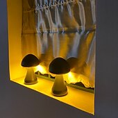 cheap Table Lamps-LED Desktop Creative Mushroom Table Lamp Three Color Rechargeable Table Lamp Bedroom bedside Night Lamp Dimmable LED Lighting Creative Home Decoration Table Lamp Unique Family Warm Gift Retro Atmosphere Lamp