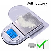 abordables Balances-Mini balance de briquet de poche 50g/100g/200g balances numériques de précision pour bijoux diamant rechargement cuisine 0.01g balance électronique de poids