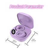 preiswerte TWS Echte kabellose Kopfhörer-Kleine Clip Open Ear Kopfhörer Drahtlose Ohrclip Luftleitung Ohrhörer Headset Mit Mikrofon Open Ear Ohrstöpsel