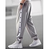 economico Pantaloni della tuta-Per uomo Pantaloni della tuta Pareggiatore Pantaloni A cordoncino Vita elastica Pulsante laterale Color Block Comfort Traspirante Informale Giornaliero Per eventi Sportivo Di tendenza Nero Blu