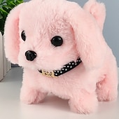 お買い得  ぬいぐるみ-模擬電気犬ぬいぐるみ電気犬は歩くことができ、吠え、うなずき、尻尾を振ることができます子供のおもちゃの犬小屋