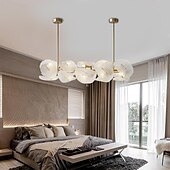 cheap Unique Chandeliers-LED Pendant Light 10 Lights 60/80/83cm Cluster Design Sputnik Design Chandeliers for Dining Room Bedroom Pendant Lamps 110-240V