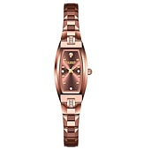 economico Orologi al quarzo-Regalo per la Festa della Mamma OLEVS per donne orologio al quarzo orologio creativo minimalista alla moda orologio casual impermeabile orologio con cinturino in acciaio inossidabile