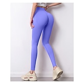 זול חותלות וגרביונים ליוגה-חותלות לנשים הרמת ישבן מכנסי יוגה גבוהים טיקטוק גרביונים בטן שליטה מהיר יבש ניילון ספנדקס יוגה כושר ריצה חדר כושר אימון פעיל בגדים שחור צהוב כחול ספורט גמישות גבוהה