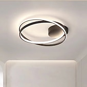 abordables Luces de techo-Luz de techo LED, lámpara de techo con luz empotrada de diseño circular regulable, adecuada para dormitorio, sala de estar, comedor, ac110v ac220v