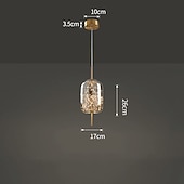 tanie Światła wysp-Żyrandol z kryształkami gipsowymi, metalowy, led, globle design, lampa wisząca, nordycki, luksusowy, nowoczesny, kreatywny, wiszący bar, sypialnia, lampka nocna, gabinet, lampa wisząca