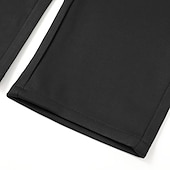 cheap Slim-Men&#039;s Dress Pants Trousers Slacks Flat Front Pants Suit Pants Straight Leg Geometry Stretch No-Iron Formal Wedding Business Classic Style Casual Black Royal Blue High Waist Stretchy
