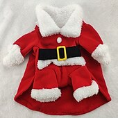 tanie prezenty świąteczne dla zwierząt domowych-Psy Koty Świąteczny kostium Strój świąteczny Moda Śłodkie Zima Miękka Zmywalny Wygodny Święta Na zewnątrz Codzienne Bichon frise Pudel Szpic miniaturowy szczeniaków i młodych kotów Motyl