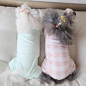 billiga Pyjamas-Hund Katt Pyjamas Mode söt stil Vinter Mjuk Tvättbar Bekväm Inomhus Ledigt / vardag Hundkläder for Bichon Frisé Pudel Pommeran valpen eller det lilla husdjuret Fjäril