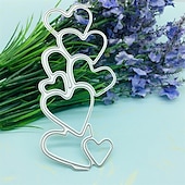 preiswerte Wandschablonen-Kreieren Sie wunderschöne Bastelarbeiten mit Metall-Stanzformen für Grußkarten mit Liebesmotiv, perfekt zum Basteln von Karten, Scrapbooking und Stempeln &amp; mehr!