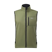 abordables Vestes et gilets pour hommes-Arsuxeo Homme Veste Velo Cyclisme Gilet Velo Cyclisme Coupe vent Hiver Etanche Coupe Vent Chaud Respirabilité Vélo Veste Survêtement VTT Vélo tout terrain Vélo Route Vélo de Ville Gris foncé Noir