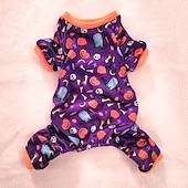 preiswerte Pyjama-Hunde Katzen Pyjamas Modisch Party Atmungsaktiv Weich Waschbar Komfortabel Party Halloween Casual Festival Hundebekleidung for Bichon Frise Spitz kleines Haustier Schmetterling Small