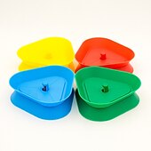 voordelige spellen en accessoires-rondom kleur vier kleuren driehoek luie kaarthouder pokerhand