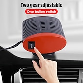 cheap Car Heating Equipment-150W Car Heater Electric Cooling Heating Fan 12V Electric Dryer Windshield Defogging Demister Defroster Cigarette Lighter