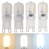 cheap LED Bi-pin Lights-10pcs Dimmable Super Bright G9 LED Light Bulb 3W 220V 2835 Lamp Cold White/Warm White Constant Power Light LED Lighting G9 Bulbs