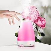 cheap Humidifiers &amp; Dehumidifiers-Portable Colorful Lights H2o Spray Cool Mist Humidifier Double Wet Aroma Essential Oil Diffuser Usb Rechargable Minicar Home Air Humidifier