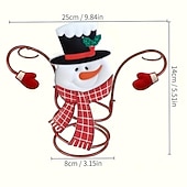 preiswerte Küche-Weinflaschen- und Glashalter für Weihnachten, festliches Rotweinregal mit hängendem Glas-Organizer, Tischdekoration für Weihnachtsfeiern, Weihnachtsessen, Bar, Heimdekoration
