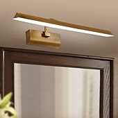 abordables Apliques de pared para interior-Luces de espejo,luz de espejo de baño vintage con interruptor,lámpara de baño,luces de espejo de tocador para iluminación de tocador,lámpara de pared interior ip44 luz de maquillaje giratoria lámparas