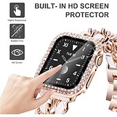 ieftine Curele Apple Watch-Banderolă Sport Compatibil cu Curea de ceas Apple Watch 38mm 40mm 41mm 42mm 44mm 45mm cu Case Oțel inoxidabil Curea de ceas de schimb pentru iwatch Series 9 8 7 6 5 4 3 2 1 SE