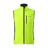 abordables Vestes et gilets pour hommes-Arsuxeo Homme Veste Velo Cyclisme Gilet Velo Cyclisme Coupe vent Hiver Etanche Coupe Vent Chaud Respirabilité Vélo Veste Survêtement VTT Vélo tout terrain Vélo Route Vélo de Ville Gris foncé Noir