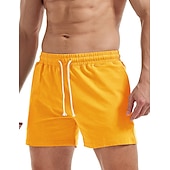 billiga Svett shorts-Herr Rosa shorts Atletiska shorts Svett shorts Träningsshorts Ficka Slät Komfort Andningsfunktion Utomhus Dagligen Utekväll Mode Ledigt Svart Vit