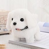 お買い得  ぬいぐるみ-模擬電気犬ぬいぐるみ電気犬は歩くことができ、吠え、うなずき、尻尾を振ることができます子供のおもちゃの犬小屋