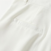 economico Sottile-Per uomo Pantaloni Pantaloni Eleganti Pantaloni casual Pantaloni da Abito Baggy Tasca Frontale Gamba Dritta Semplice Comodità Traspirante Matrimonio Casuale Quotidiano Moda Essenziale Nero Bianco