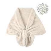 economico Sciarpe &amp; Wrap-Retrò Vintage Anni Ruggenti Anni 1920 Scialli Il grande Gatsby Invitato al matrimonio Per donna Carnevale Capodanno Matrimonio Ospite di nozze Festa / Sera Adulti Scialle Autunno &amp; Inverno