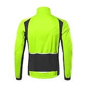 preiswerte Herrenjacken &amp; Gilets-Herren Fahrradjacke Radjacke Windschutz Fleecejacke Winter Warm Feuchtigkeitsableitung Atmungsaktivität Tasche auf der Rückseite Fahhrad Jacke Trainingsanzug MTB Mountain Rennrad Radfahren in der