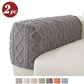halpa Sohvan istuin ja käsinojan päällinen-2 kpl strech käsinojan päällinen, muhkeat jacquard-käsinojan päälliset sohvalle, spandex sohvan käsinojan päällinen lepotuoliin, pestävä naarmuuntumaton koiran lemmikki