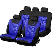 baratos Capas para bancos de automóveis-conjunto de capas de assento de carro starfire 4/9pcs ajuste universal capas para a maioria dos carros protetor de assento de carro estilo lagartixa quatro estações