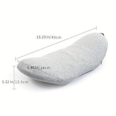 お買い得  矯正装具＆サポーター-腰痛を和らげる &amp; 多目的に使える低反発枕で快適な睡眠をお楽しみください。