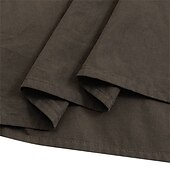 cheap Dresses-Women&#039;s Skirt Swing Long Skirt Fashion Casual Maxi Mid Waist Skirts Solid Colored Ruched Ruffle Vacation Street Black Wine Purple Brown Spring &amp; Summer Cotton Linen