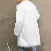 abordables Manteaux &amp; vestes-Homme Manteau d&#039;hiver Veste d&#039;Hiver Manteau en fausse fourrure Extérieur Usage quotidien Chaud Poche Automne Hiver Plein Mode Vêtement de rue Revers Normal Noir Blanche Jaune Marron Gris Claire Veste