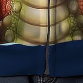 billiga Pojkens 3D-djur-Pojkar 3D Dinosaurie Huvtröja Kappa Ytterkläder Långärmad 3D-tryck Höst Vinter Mode Streetwear Häftig Polyester Barn 3-12 år Utomhus Ledigt Dagligen Normal