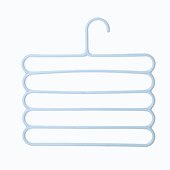 voordelige Kledingrek opslag-10 stuks gekleurde antislip meerlaagse broekrek multifunctionele garderobe 5-laags hangende broekrek sjaalrek sjaal stropdas hanger