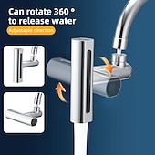 economico Accessori per rubinetti-accessorio rubinetto a cascata, rubinetto da cucina a cascata rubinetto universale da cucina per bagno multifunzione 4 in 1 filtro testa spruzzatore girevole a 360 gradi