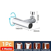 economico Accessori per rubinetti-accessorio rubinetto a cascata, rubinetto da cucina a cascata rubinetto universale da cucina per bagno multifunzione 4 in 1 filtro testa spruzzatore girevole a 360 gradi