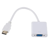 cheap Cables-1080P HDMI-compatible to VGA Adapter Digital to Analog Converter Cable For Xbox PS4 PC Laptop TV Box to Projector Displayer HDTV