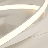 abordables Luces de techo-Luz de techo LED, lámpara de techo con luz empotrada de diseño circular regulable, adecuada para dormitorio, sala de estar, comedor, ac110v ac220v