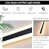 economico applique da esterno-applique da parete per esterni moderne a led opache per esterni applique da parete per interni soggiorno applique da parete in metallo per esterni ip65 220-240 v