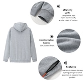 preiswerte 3D-Kapuzenpullis für Männer-Herren Graphic Kreuz Langarm Sweatshirts Mit Kapuze Strassenmode Basic Sport &amp; Natur Sport Herbst Winter Schwarz Dunkelgray Grau Bekleidung Designer Heißprägen S M L XL XXL 3XL