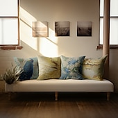 billige dyrestil-vintage peacock dobbel sideputetrekk 1 stk mykt putetrekk putetrekk til sofa soverom stue overlegen kvalitet maskinvaskbar