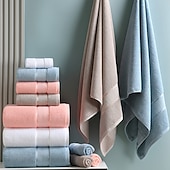 cheap Towels-Towels 1 Pack Medium Bath Towel, Ring Spun Cotton Lightweight and Highly Absorbent Quick Drying Towels, Premium Towels for Hotel, Spa and Bathroom