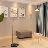 cheap LED Floor Lamp-Arc Lamp - Height Adjustable 170 cm E26 Black Gold Arc Lamp, Floor Lamp Warm White Arc Floor Lamp 110-240V
