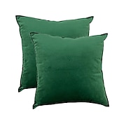 cheap Textured Throw Pillows-Decorative Toss Pillows 1 Pc Luxury Velvet Solid Color Pillow Case Cover Living room Bedroom Sofa Cushion Cover Outdoor Cushion for Sofa Couch Bed Chair Pink Blue Sage Green Purple