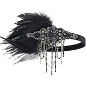 preiswerte Zubehör und mehr-Vintage 1920er 1930er Flapper-Stirnband Hochzeitsgast Weihnachten Weihnachtsgeschenke Hochzeitsempfang Stirnband Ganzjahres